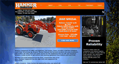Desktop Screenshot of hammer-equipment.com